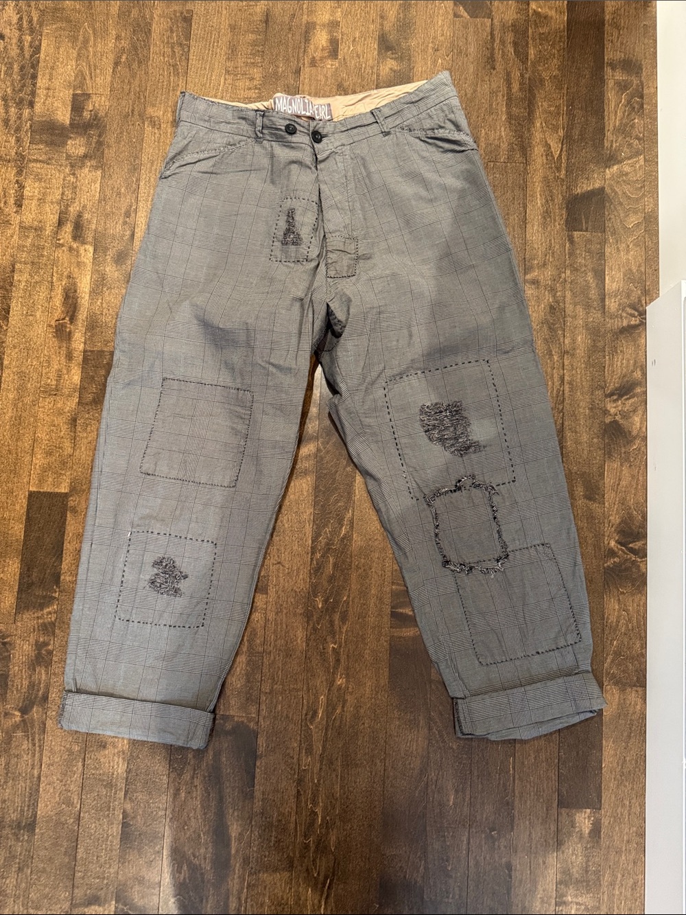 Magnolia Pearl Gray Patchwork Trousers